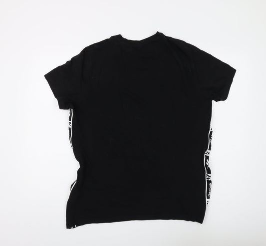 Reebok Men's Black L Short Sleeve Logo T-Shirt