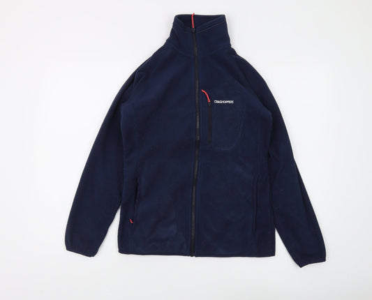 Womens UK Size 8 Craghoppers Blue Full Zip Sweatshirt