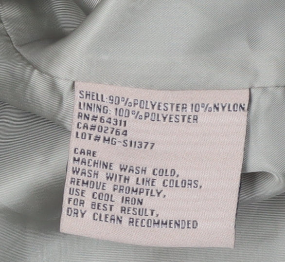 Mens UK Size L Rainforest Black Windbreaker Coat