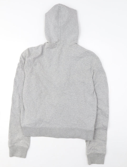 GAP Women's Grey Full Zip Hoodie, Size S, Comfy and Stylish