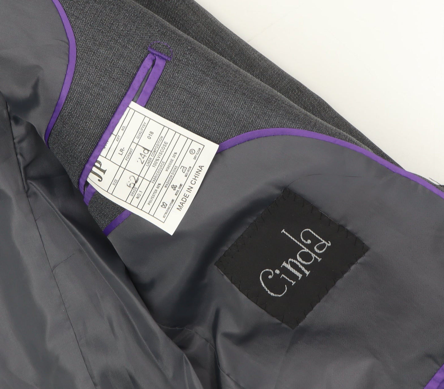Cinda Women Grey Blazer Size 14 Business Classic