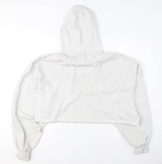 Womens UK Size 10 ASOS Design Grey Pullover Hoodie