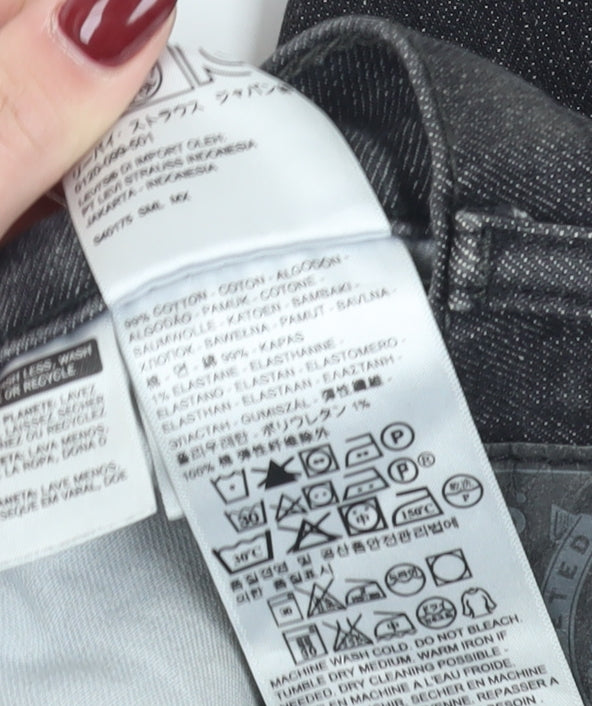 Levi Strauss Black Bermuda Shorts Men's M, Denim, Casual Wear