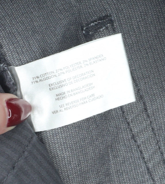 GAP Women's Grey Cut-Off Shorts Size 8