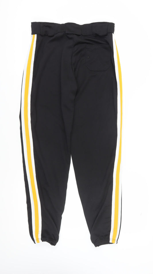 Athletic Knit Men's Black Jogger Trousers L