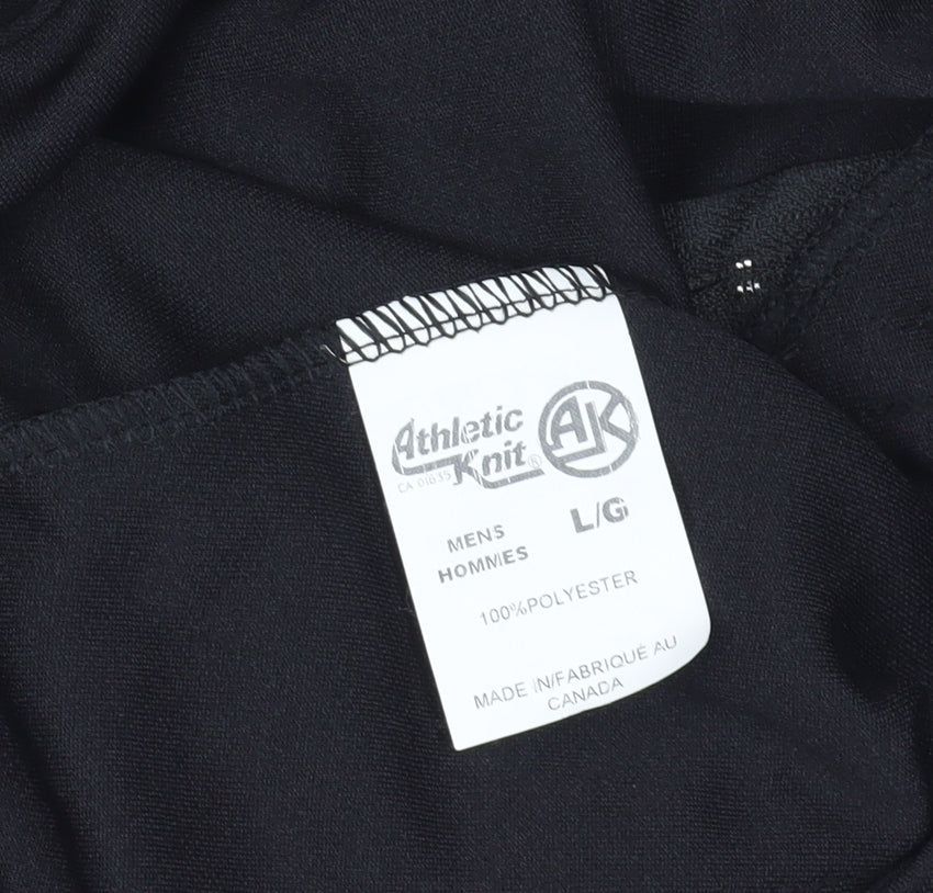 Athletic Knit Men's Black Jogger Trousers L