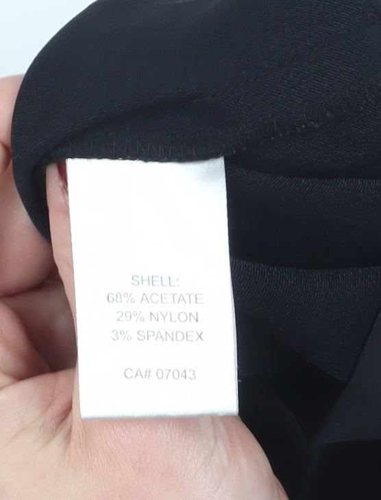 Calvin Klein Women's Black Knee Length Sheath Dress, Size 14