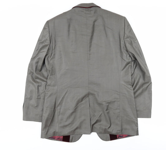 Mens UK Size 40 Ted Baker Regular Grey Suit Jacket