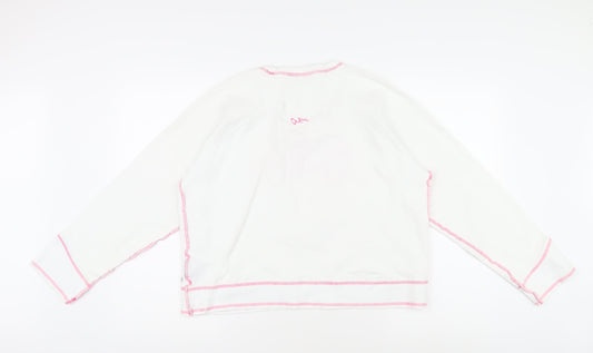 Womens UK Size 3 Onfire White Basic T-Shirt