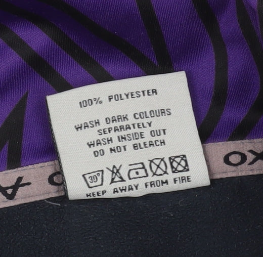 Oxen Men's Black Hoodie Pullover with Logo Accent Size S