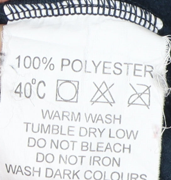 Arco Men's Blue Fleece Jacket Size L Casual Winter Warm