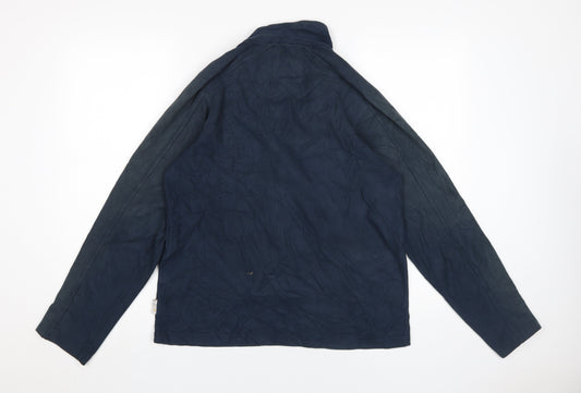 Mens UK Size S Regatta Blue 1/4 Zip Sweatshirt