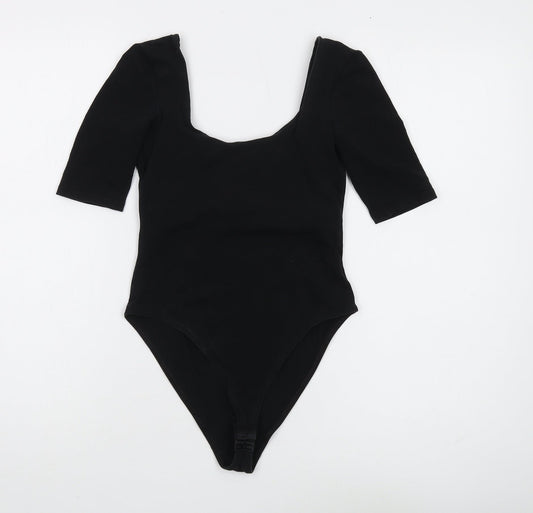 Womens UK Size 2XS Ted Baker One-Piece Black Bodysuit