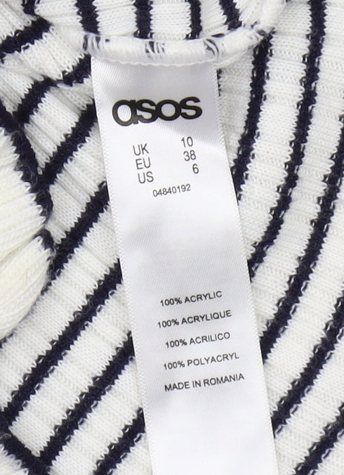 Womens UK Size 10 ASOS Black Pullover Jumper