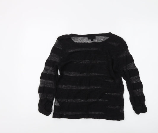 Womens UK Size 8 Topshop Black Pullover Jumper
