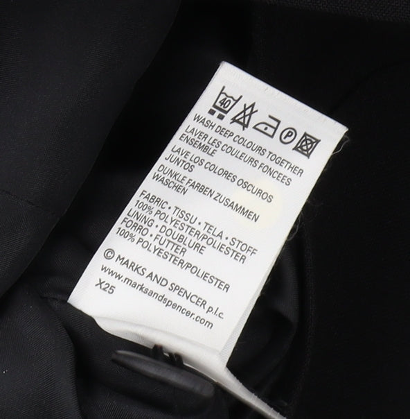 Marks and Spencer Women's Black Blazer Size 12 Classic Fit