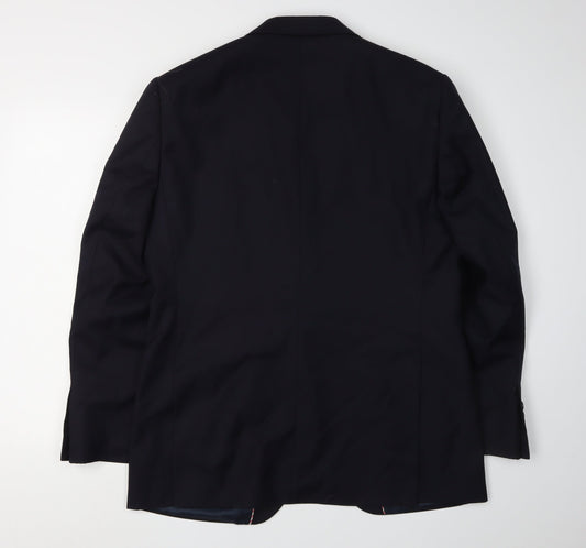 Mens UK Size 40 Howick Regular Black Suit Jacket