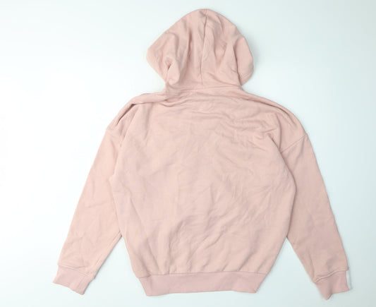 Adidas Women's Pink Hoodie Size 10 - Casual Comfort
