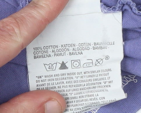 Levi's Men's Purple Feathers Graphic T-Shirt M