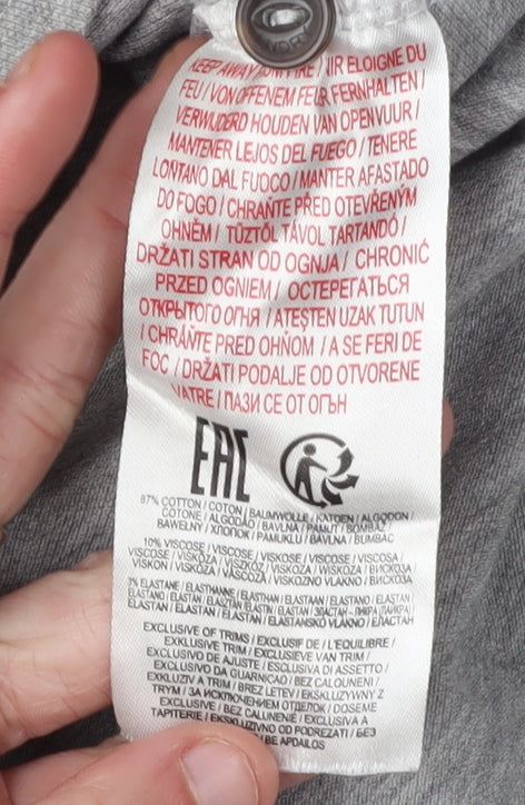 Tokyo Laundry Grey Men’s M Polo Long Sleeve