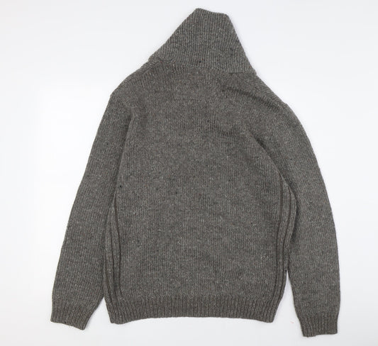 Maine Men's Grey Pullover Jumper, M