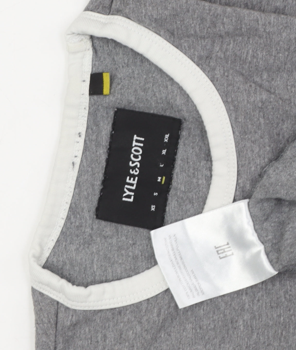 Lyle & Scott Men's Grey Logo T-Shirt, Size M, Summer Staple