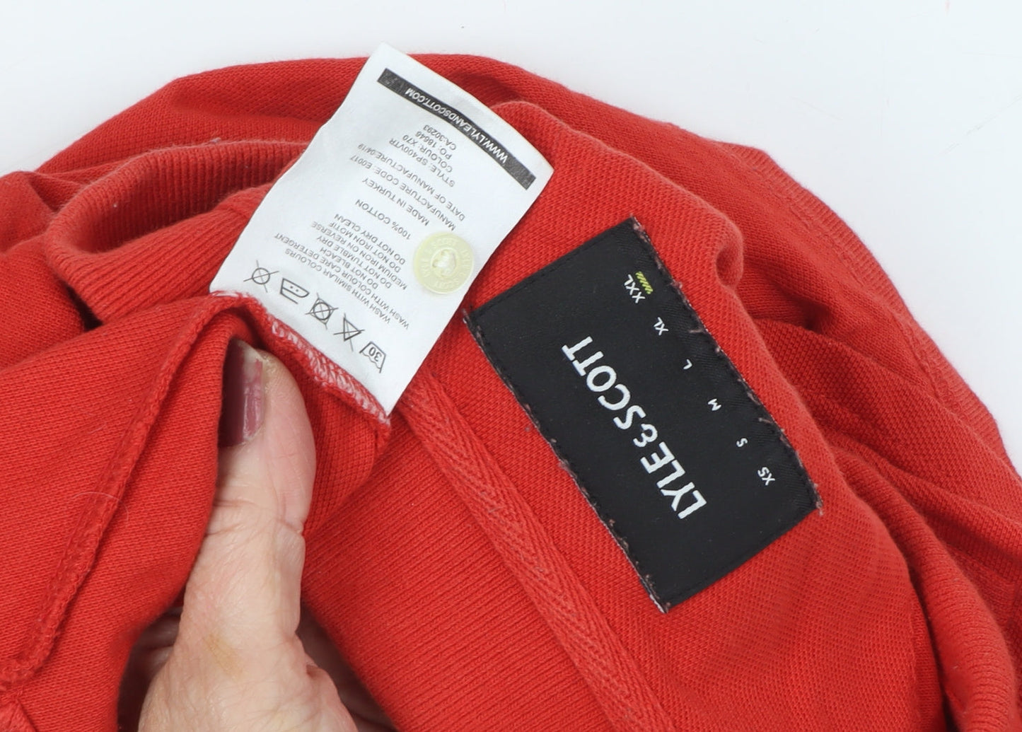 Lyle & Scott Men's Red Polo Shirt 2XL