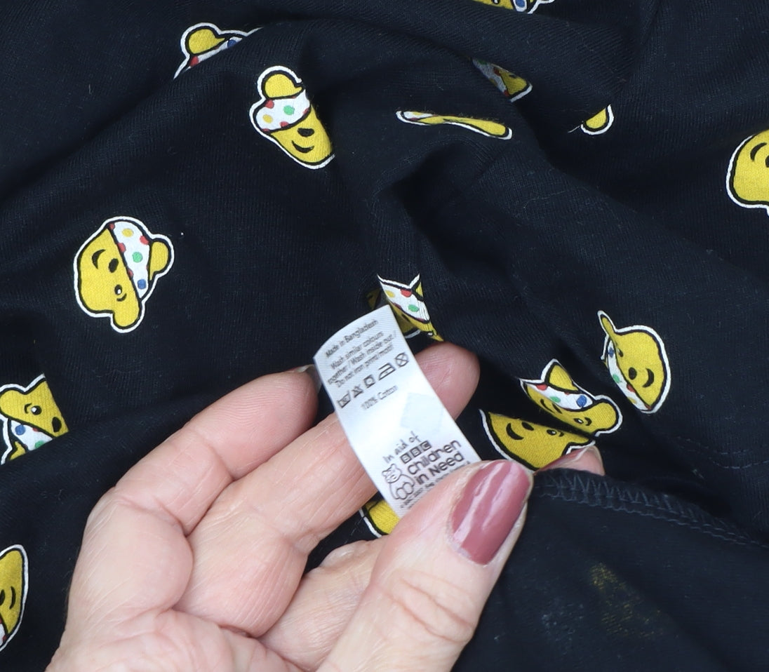 George Black Men XL BBC Cartoon Polo Shirt