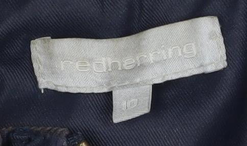 Womens UK Size 10 Redherring Blue Military Jacket