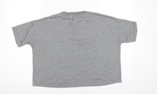 Nike Women's Grey T-Shirt, Small, Casual Style