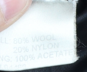 Liz Claiborne Women's Black Pea Coat, Size 10