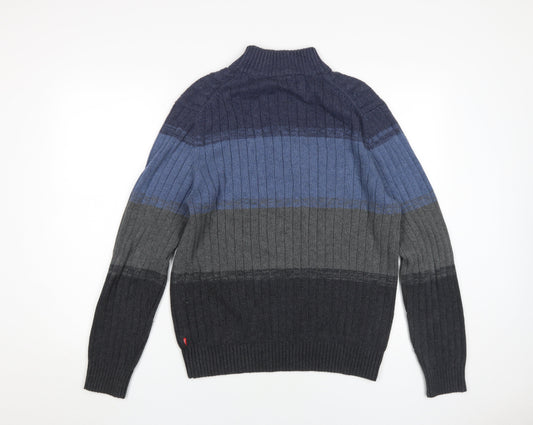 Mens UK Size M IZOD Multicoloured Pullover Jumper