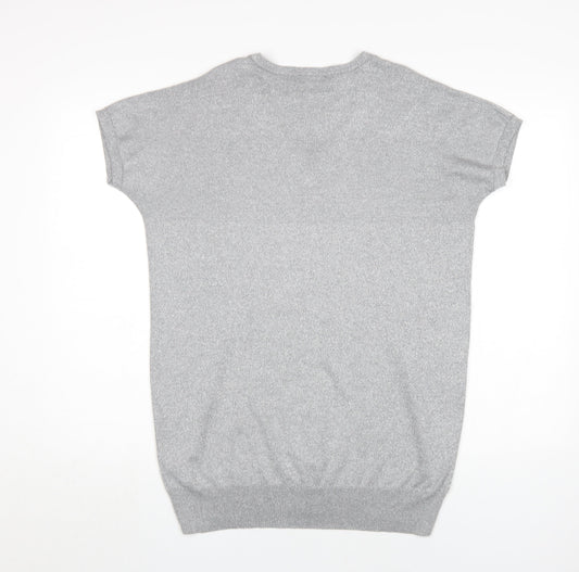 Wallis Grey Women's M T-Shirt Dress Viscose Blend