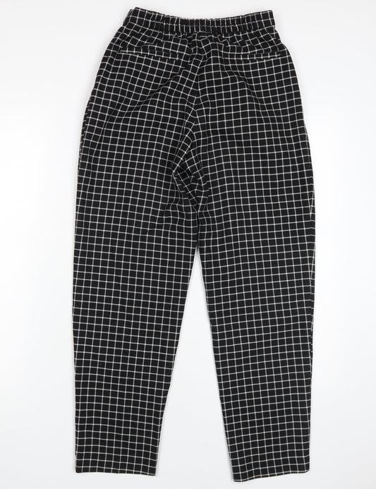 Womens UK Size 6 Monki Classic Fit Straight Black Trousers