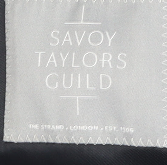 Mens UK Size 46 Savoy Taylors Guild Regular Black Suit Jacket