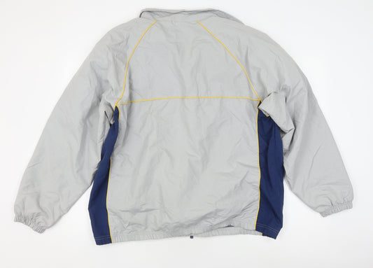 Athletic Works Men's Grey Windbreaker Jacket, Size L