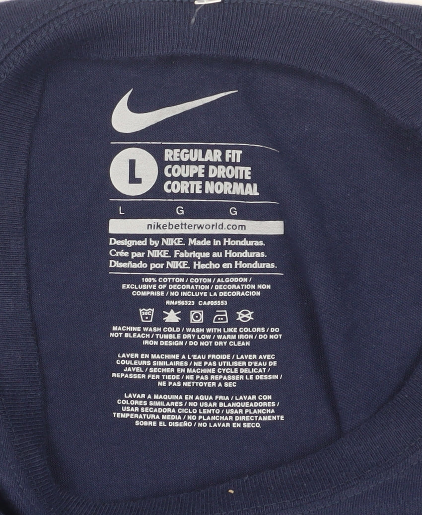 Nike Men's Blue Seahawks Sport Long Sleeve T-Shirt L