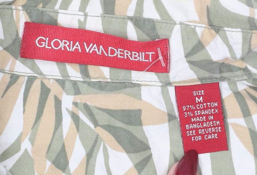 Womens UK Size M Gloria Vanderbilt Multicoloured Blouse