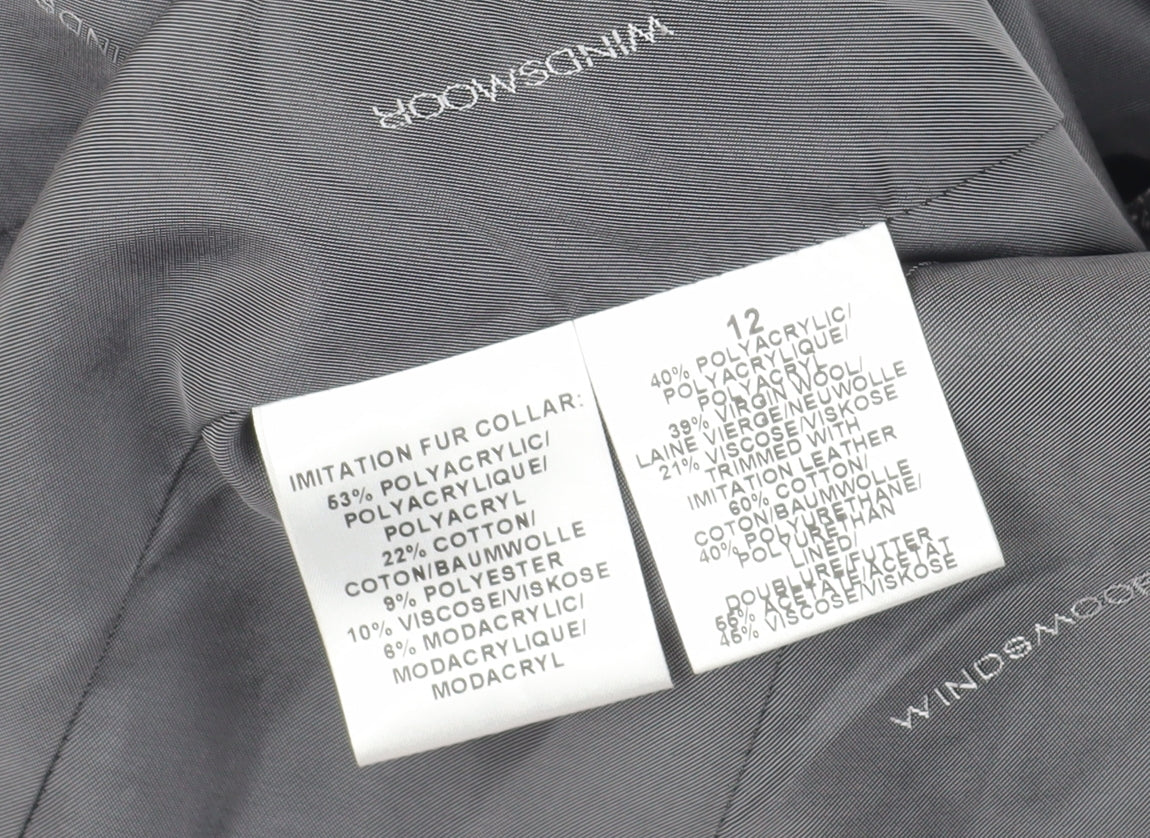 Womens UK Size 12 Windsmoor Grey Basic Jacket