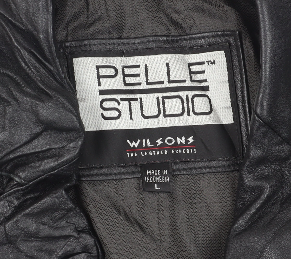 Mens UK Size L Pelle Studio Black Blazer