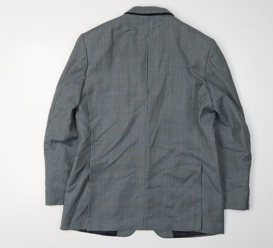 Mens UK Size 40 Marks and Spencer Regular Blue Suit Jacket