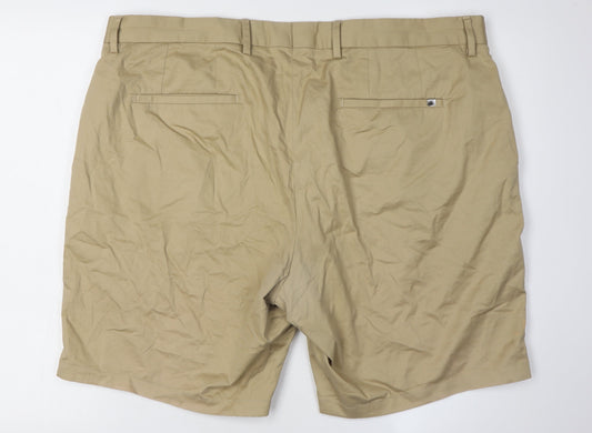 Spoke Men's Beige Chino Shorts L Belted Cotton