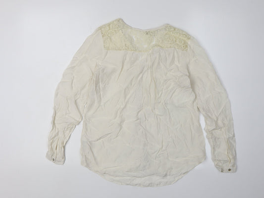 Womens UK Size 8 Monsoon Ivory Blouse