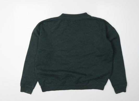 Womens UK Size 12 Jack Wills Green Pullover Sweatshirt