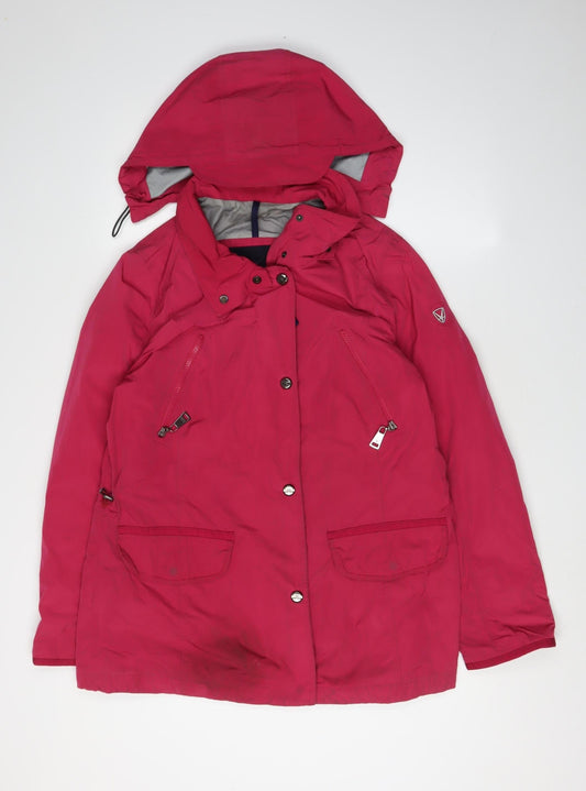 Womens UK Size 16 Fuchs Schmitt Red Parka Coat