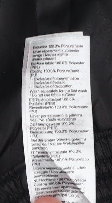 Decathlon Men's Black Windbreaker Trousers S