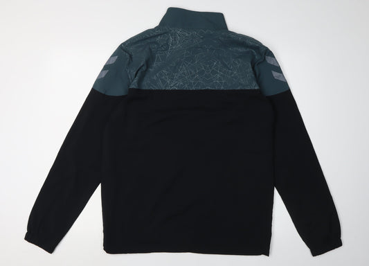 Mens UK Size S Hummel Black Windbreaker Coat