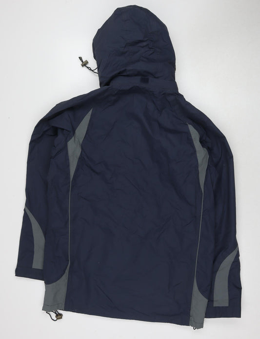 Mens UK Size S Nordic Alpine Blue Anorak Coat