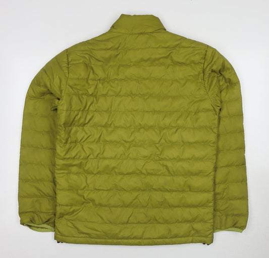 Mens UK Size S Levi's Green Puffer Jacket