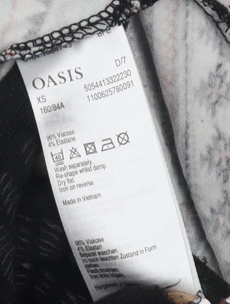 Oasis Women's Multicoloured Halter Dress XS